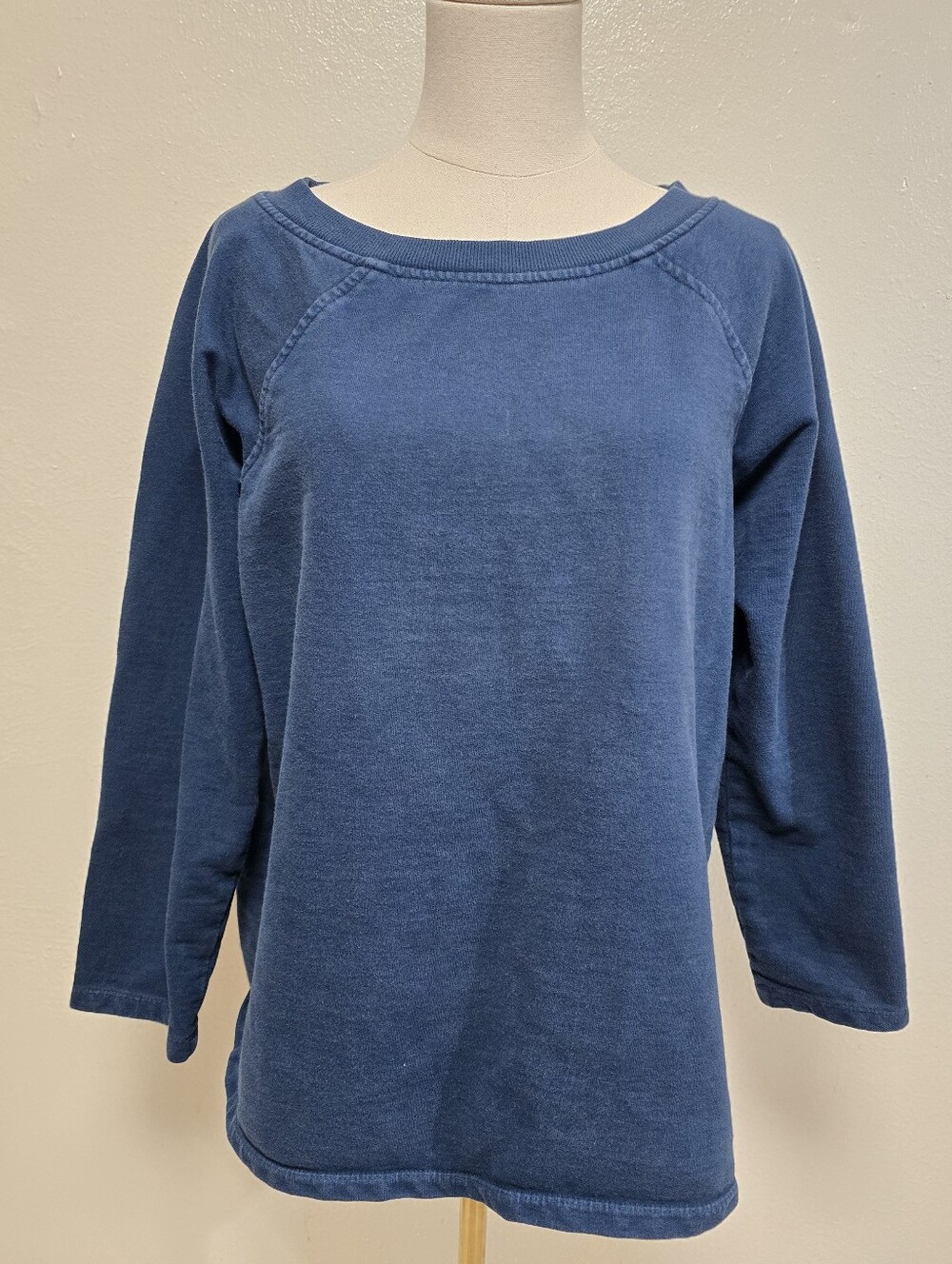Prairie Underground Boatneck Sweatshirt Blue Size Small